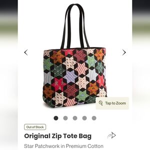 New Vera Bradley Patchwork Tote Bag